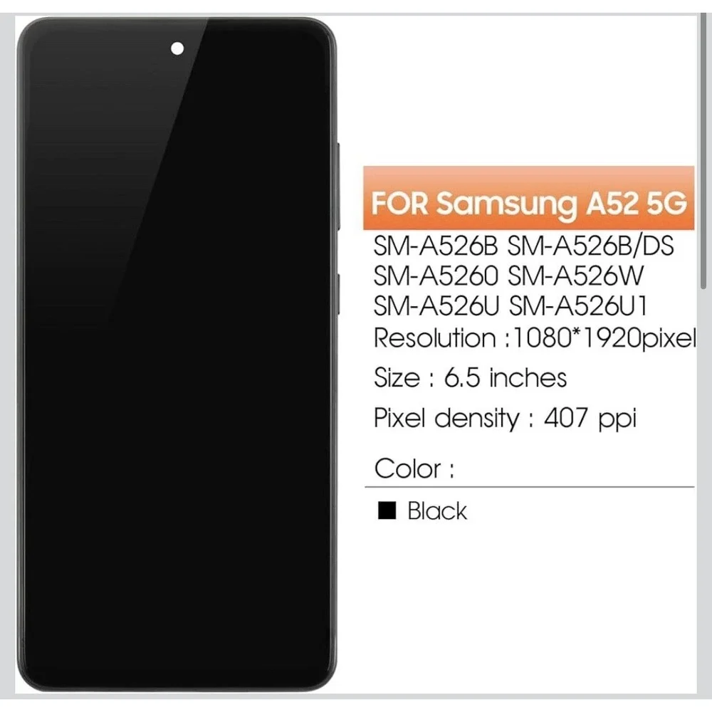 INCELL for Samsung Galaxy A52 5G Screen Replacement for Display Samsung A52 LCD‎ - Picture 2 of 7